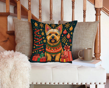 Norwich Terrier Christmas Throw Pillow - One Color / One Size - Home & Garden - Home Textile - Pillows