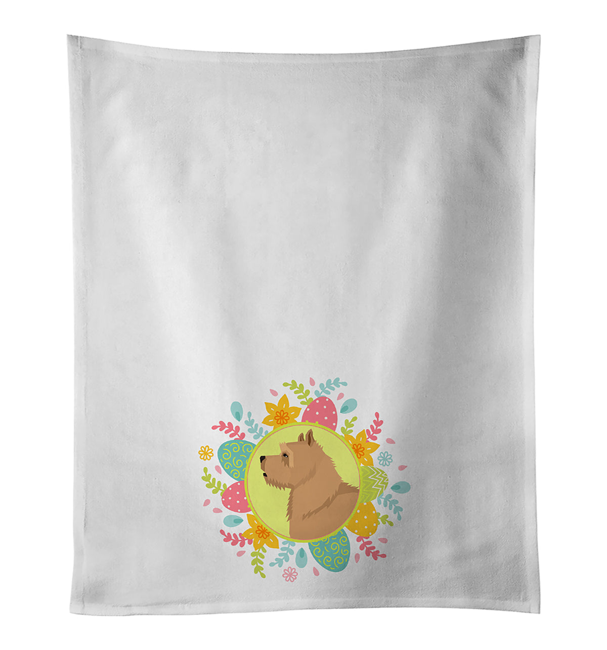Norwich Terrier Easter Kitchen Towel Set of 2 - One Color / One Size - Home & Garden - Home Textile - Towels