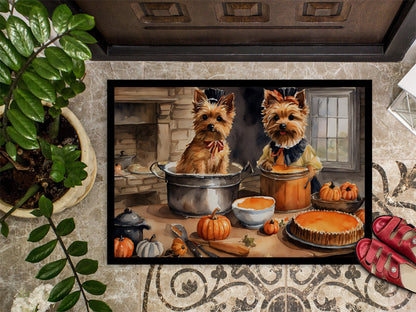 Norwich Terrier Fall Kitchen Pumpkins Doormat - One Color / One Size - Home & Garden - Home Textile - Carpets & Rugs