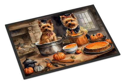 Norwich Terrier Fall Kitchen Pumpkins Doormat - One Color / One Size - Home & Garden - Home Textile - Carpets & Rugs