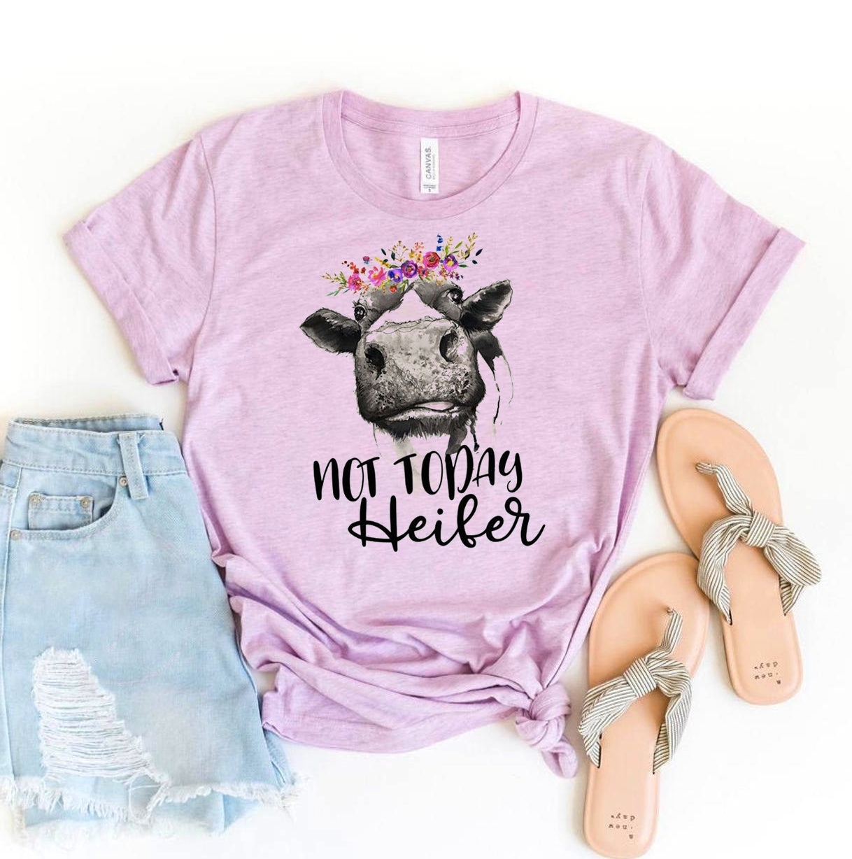 Not Today Heifer T-Shirt - Women’s Fashion - Women’s Clothing - Tops & Tees - T-Shirts