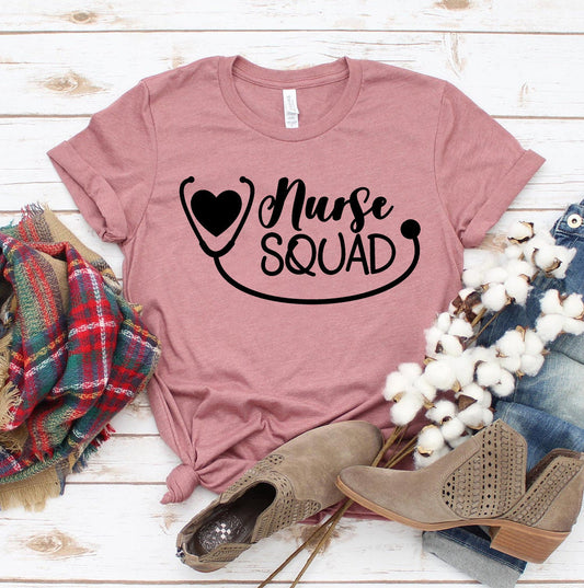 Nurse Squad T-Shirt - Women’s Fashion - Women’s Clothing - Tops & Tees - T-Shirts