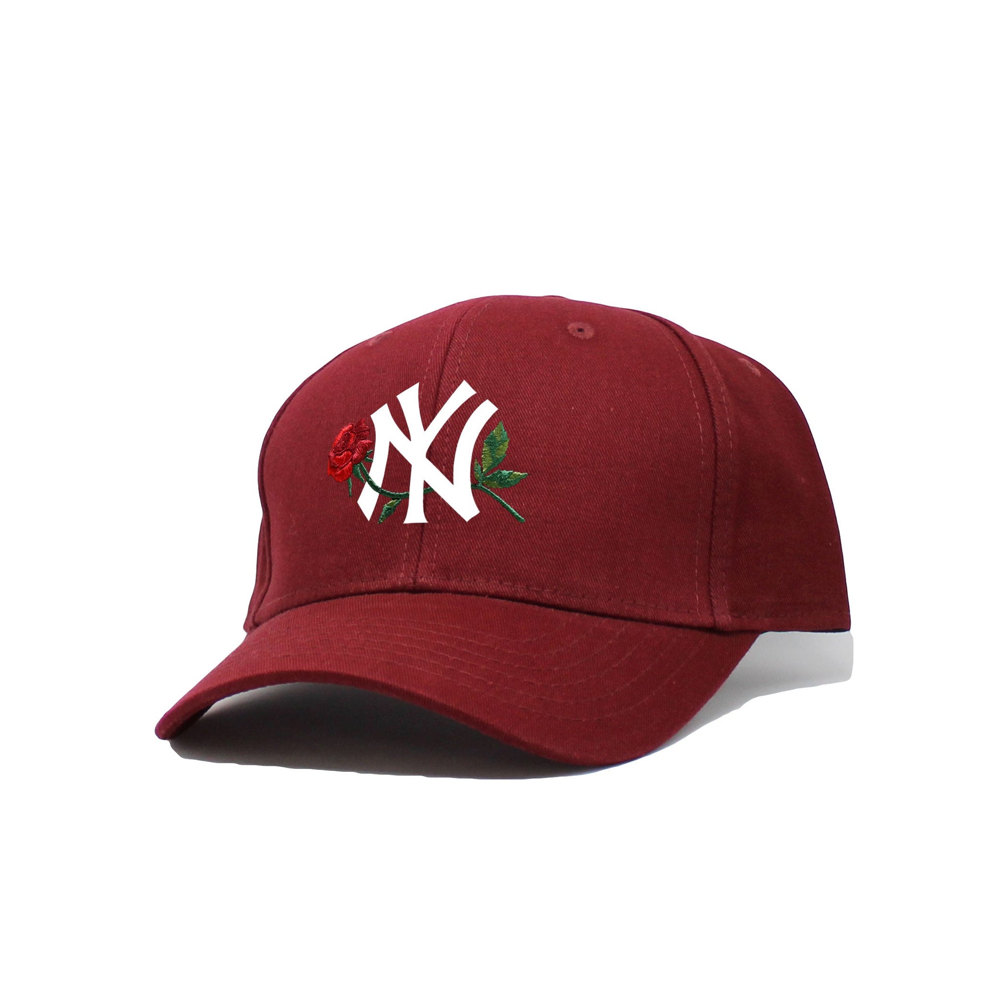 NY Rose Dad Hat - Men’s Fashion - Men’s Accessories - Men’s Hats - Men’s Baseball Caps