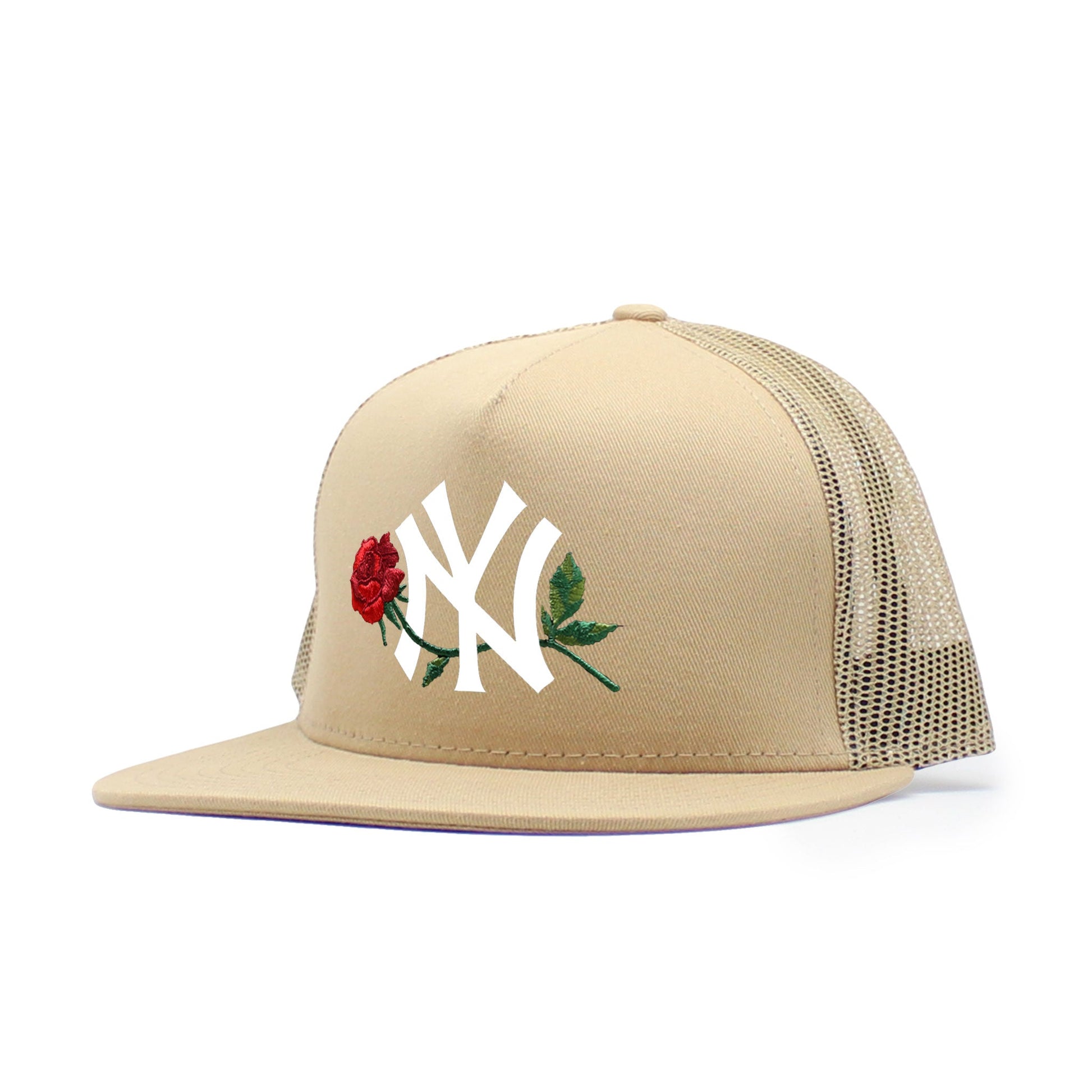 NY Rose Trucker - Men’s Fashion - Men’s Accessories - Men’s Hats - Men’s Baseball Caps