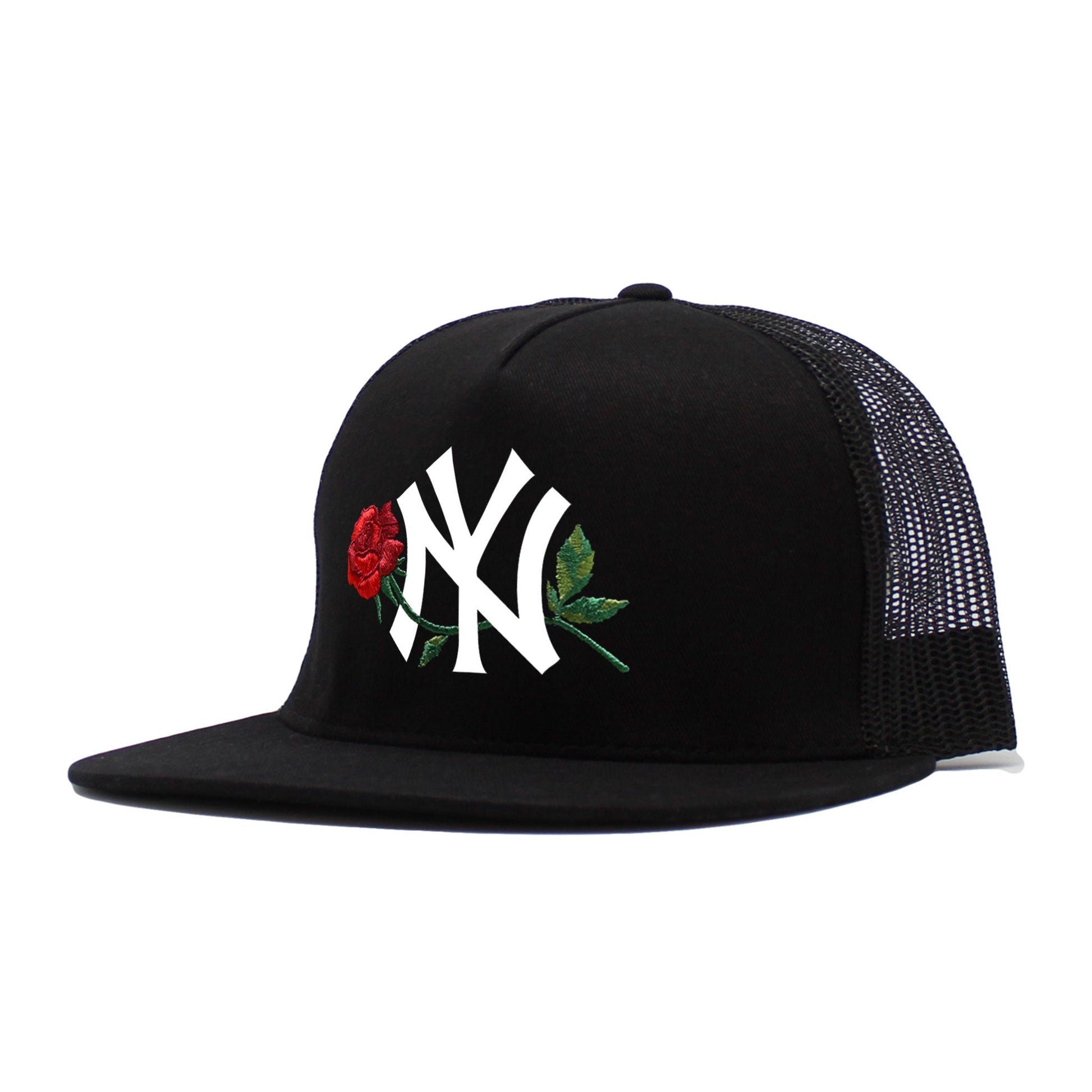 NY Rose Trucker - Men’s Fashion - Men’s Accessories - Men’s Hats - Men’s Baseball Caps