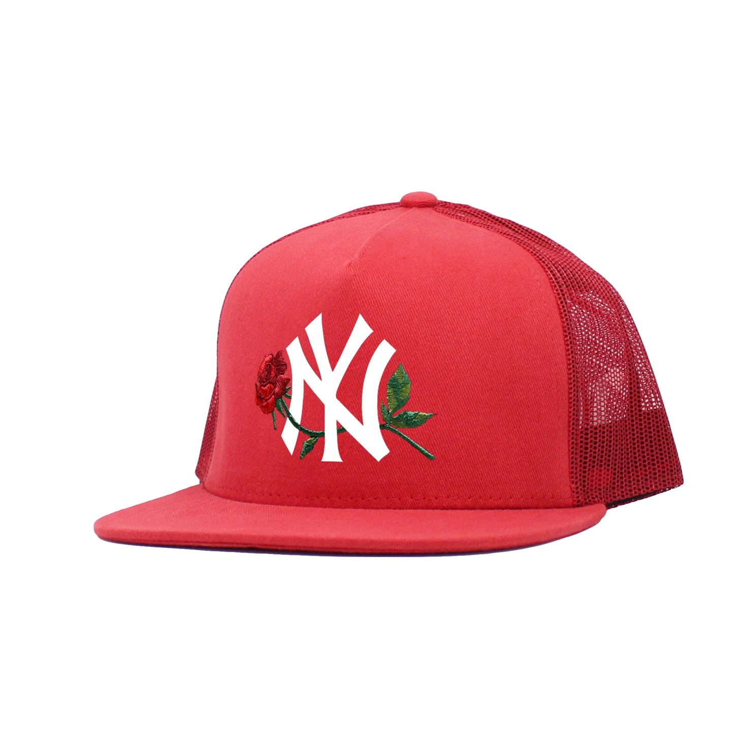 NY Rose Trucker - Men’s Fashion - Men’s Accessories - Men’s Hats - Men’s Baseball Caps