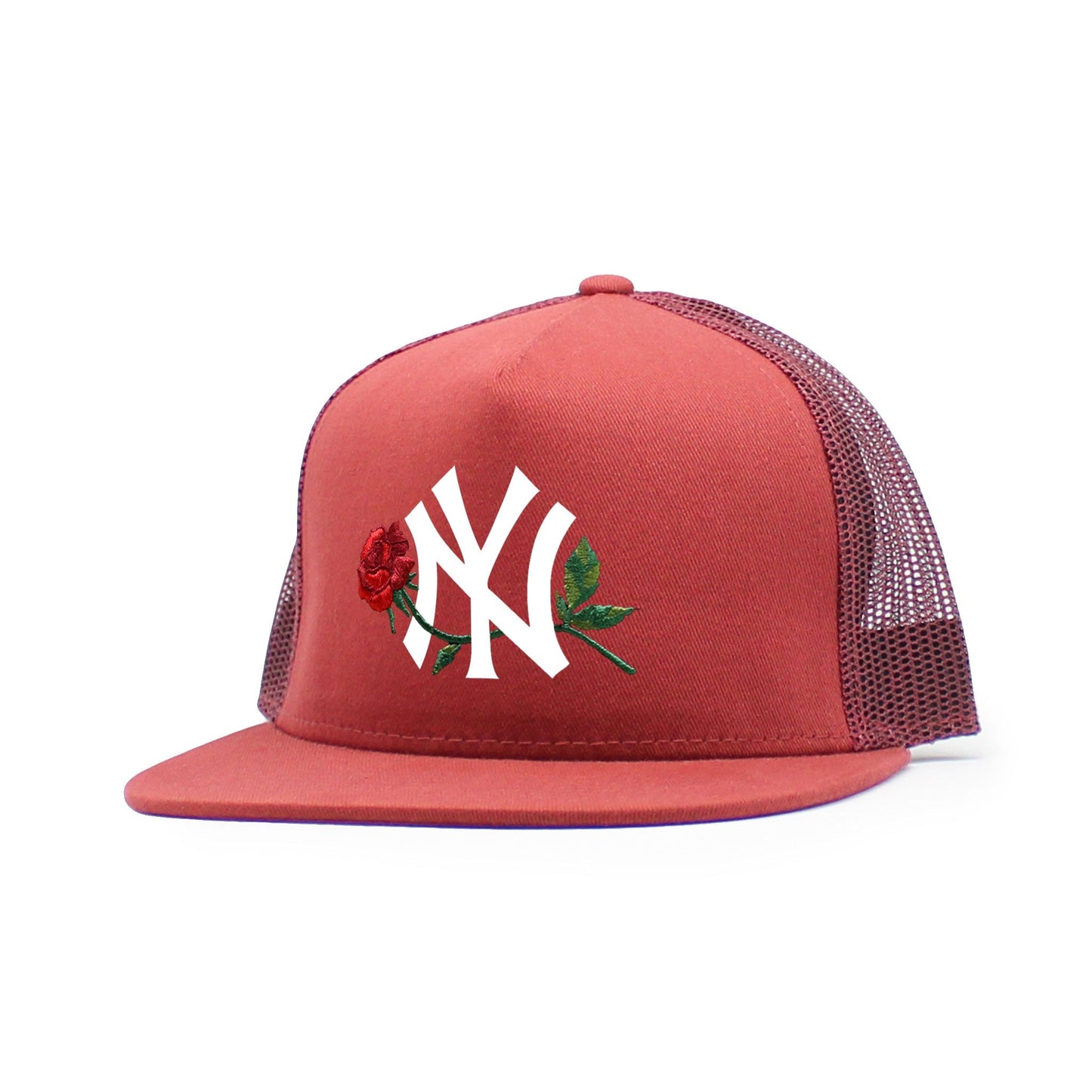 NY Rose Trucker - Men’s Fashion - Men’s Accessories - Men’s Hats - Men’s Baseball Caps