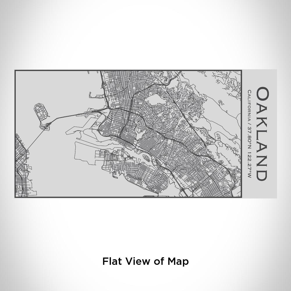Oakland - California Map Insulated Bottle - Drinkware