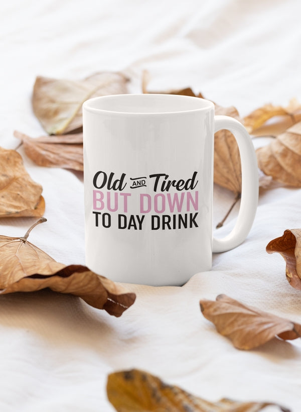 Old and Tired Mug - One Color / One Size - Home & Garden - Kitchen Dining & Bar - Coffeeware
