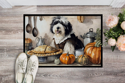 Old English Sheepdog Fall Kitchen Pumpkins Doormat - One Color / One Size - Home & Garden - Home Textile - Carpets &