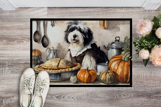 Old English Sheepdog Fall Kitchen Pumpkins Doormat - One Color / One Size - Home & Garden - Home Textile - Carpets &