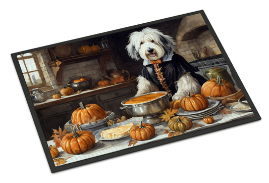 Old English Sheepdog Fall Kitchen Pumpkins Doormat - One Color / One Size - Home & Garden - Home Textile - Carpets &