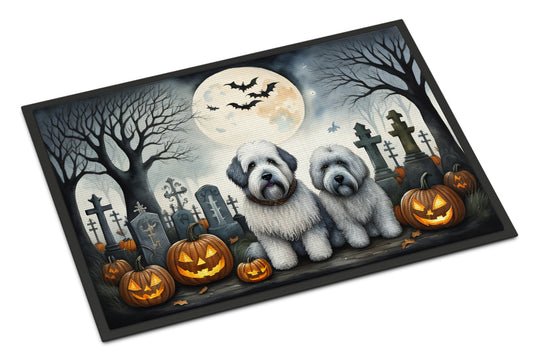 Old English Sheepdog Spooky Halloween Doormat - One Color / One Size - Home & Garden - Home Textile - Carpets & Rugs