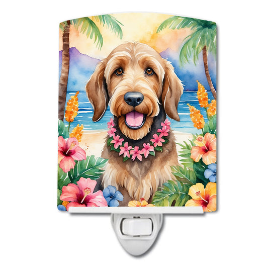 Otterhound Luau Ceramic Night Light - One Color / One Size - Home & Garden - Home Improvement - Lights & Lighting