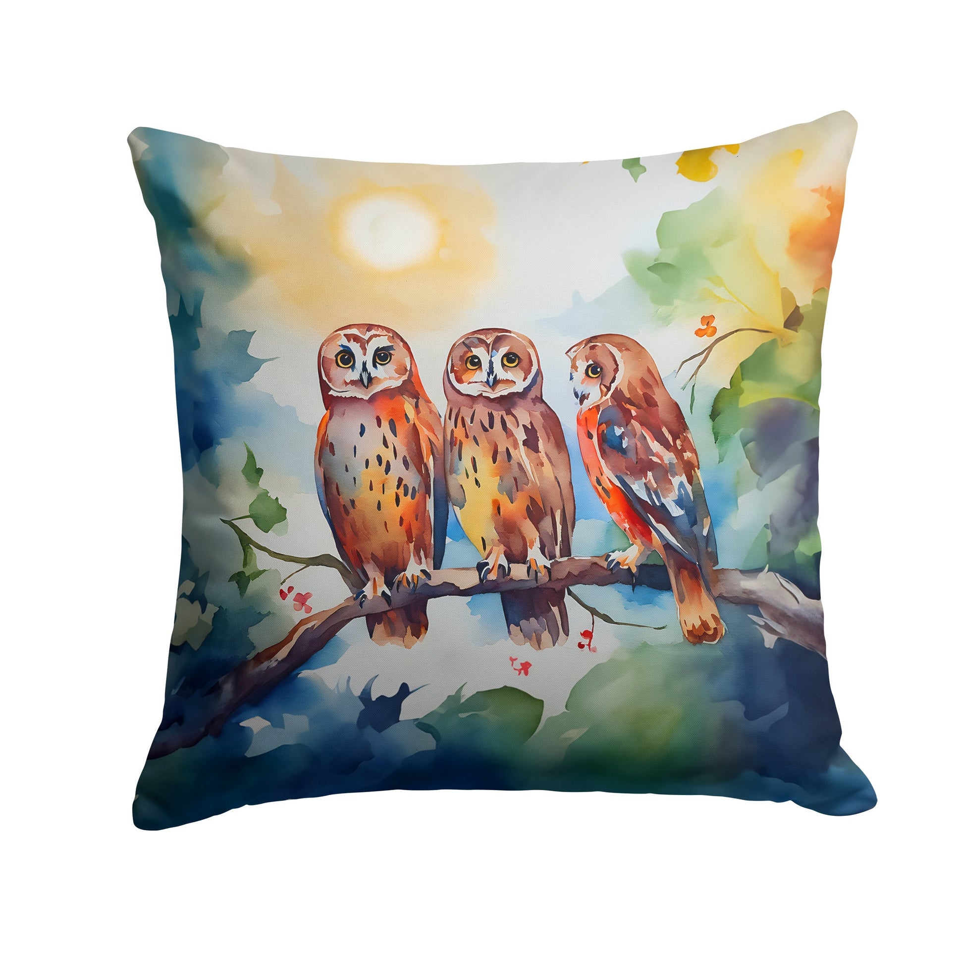 Owls Throw Pillow - One Color / One Size - Home & Garden - Home Textile - Pillows