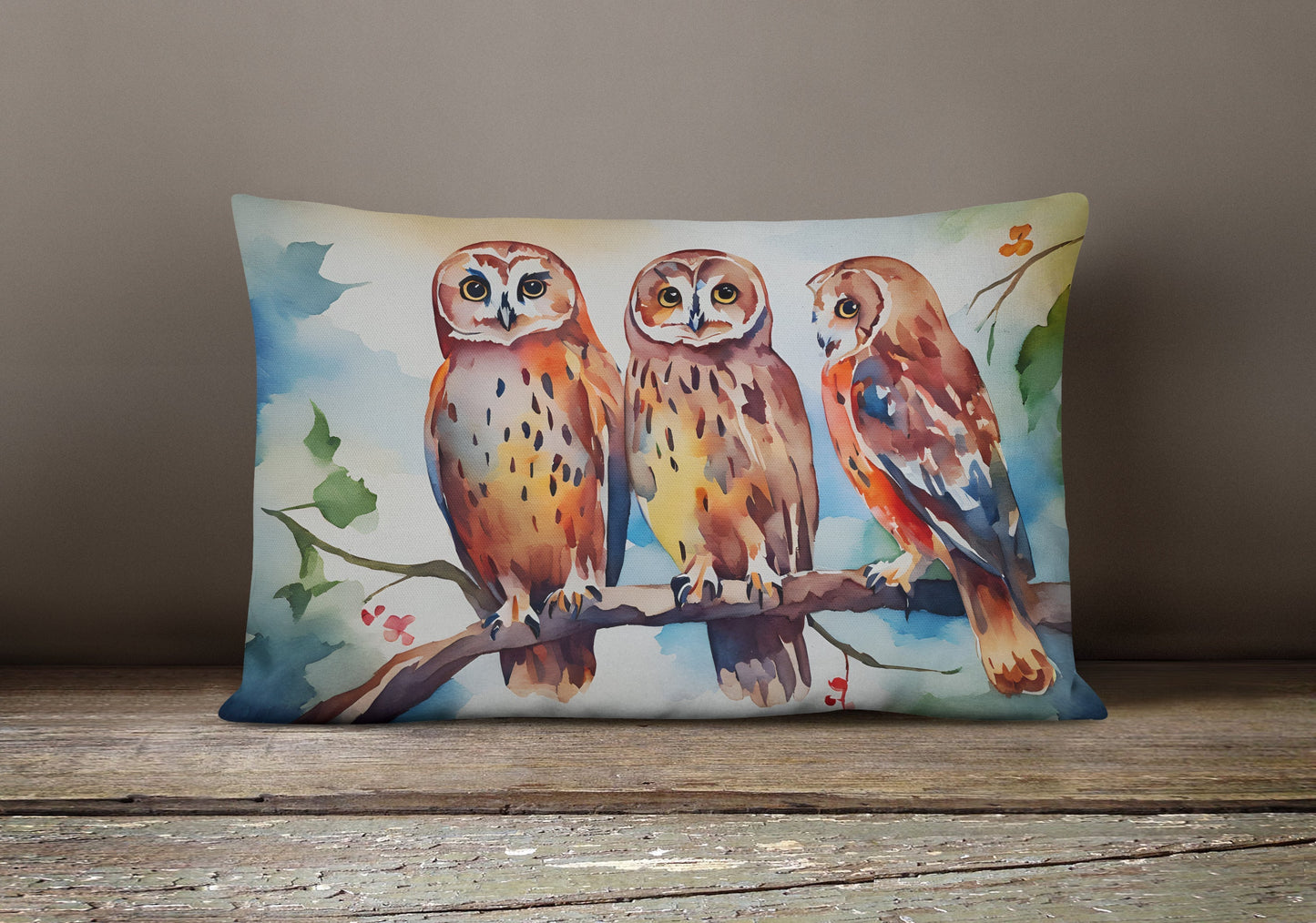 Owls Throw Pillow - One Color / One Size - Home & Garden - Home Textile - Pillows