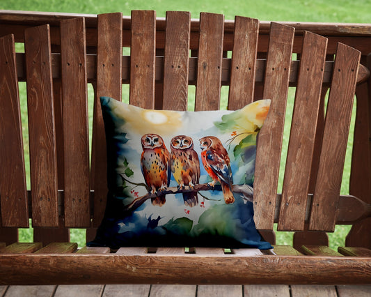 Owls Throw Pillow - One Color / One Size - Home & Garden - Home Textile - Pillows