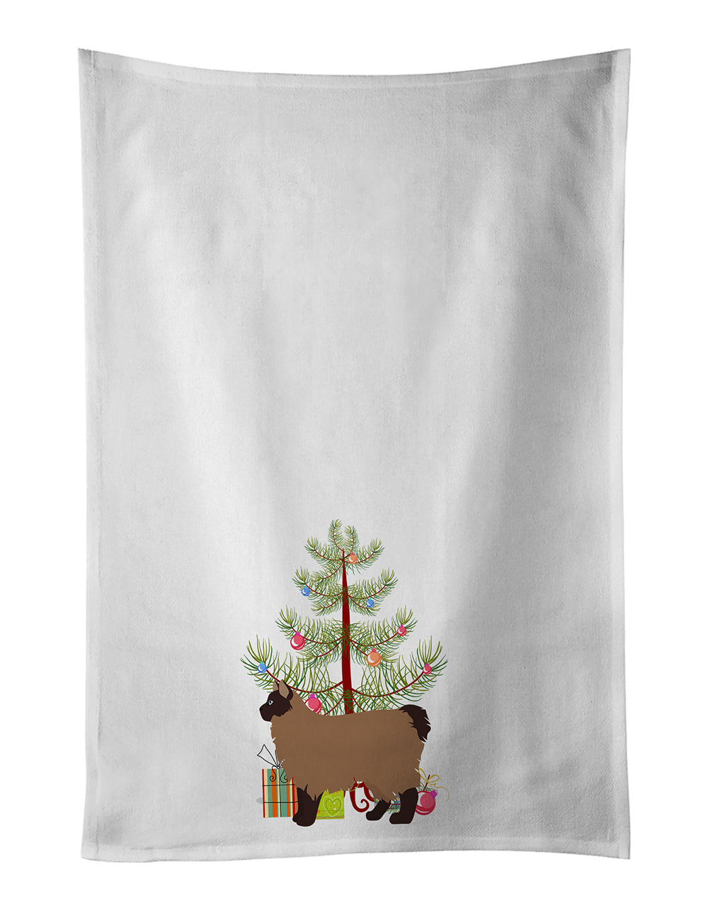 Owyhee Bob Cat Christmas Kitchen Towel Set of 2 - One Color / One Size - Home & Garden - Home Textile - Towels