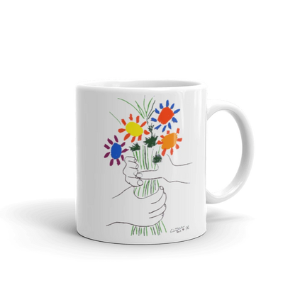 Pablo Picasso Bouquet of Peace 1958 Artwork Mug - Home & Garden - Kitchen Dining & Bar - Coffeeware