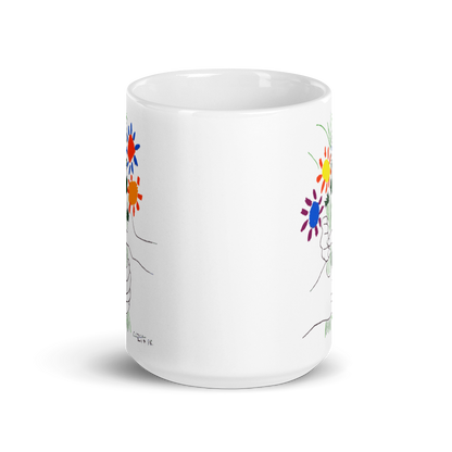 Pablo Picasso Bouquet of Peace 1958 Artwork Mug - Home & Garden - Kitchen Dining & Bar - Coffeeware