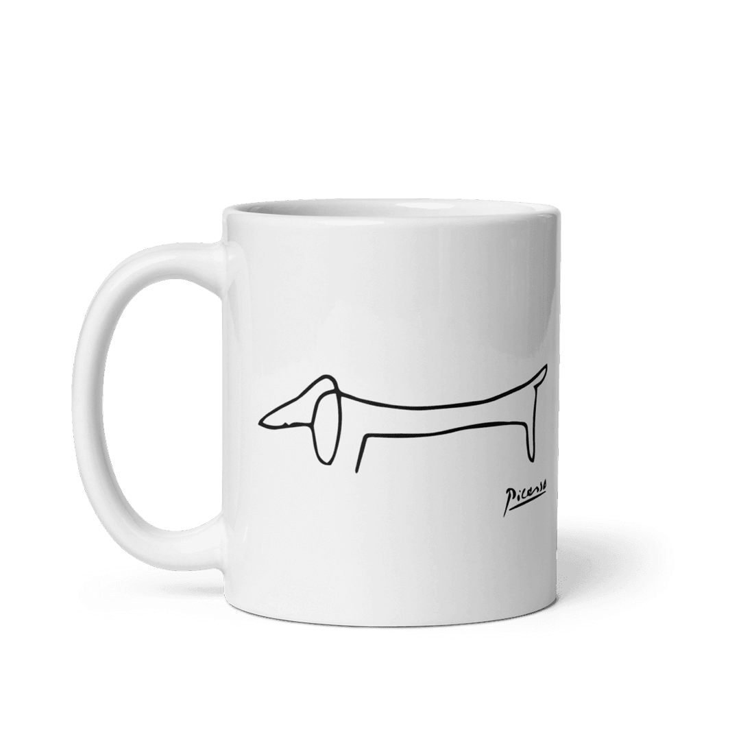 Pablo Picasso Dachshund Dog (Lump) Artwork Mug - 11oz (325mL) - Home & Garden - Kitchen Dining & Bar - Coffeeware