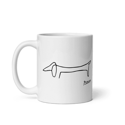 Pablo Picasso Dachshund Dog (Lump) Artwork Mug - 11oz (325mL) - Home & Garden - Kitchen Dining & Bar - Coffeeware
