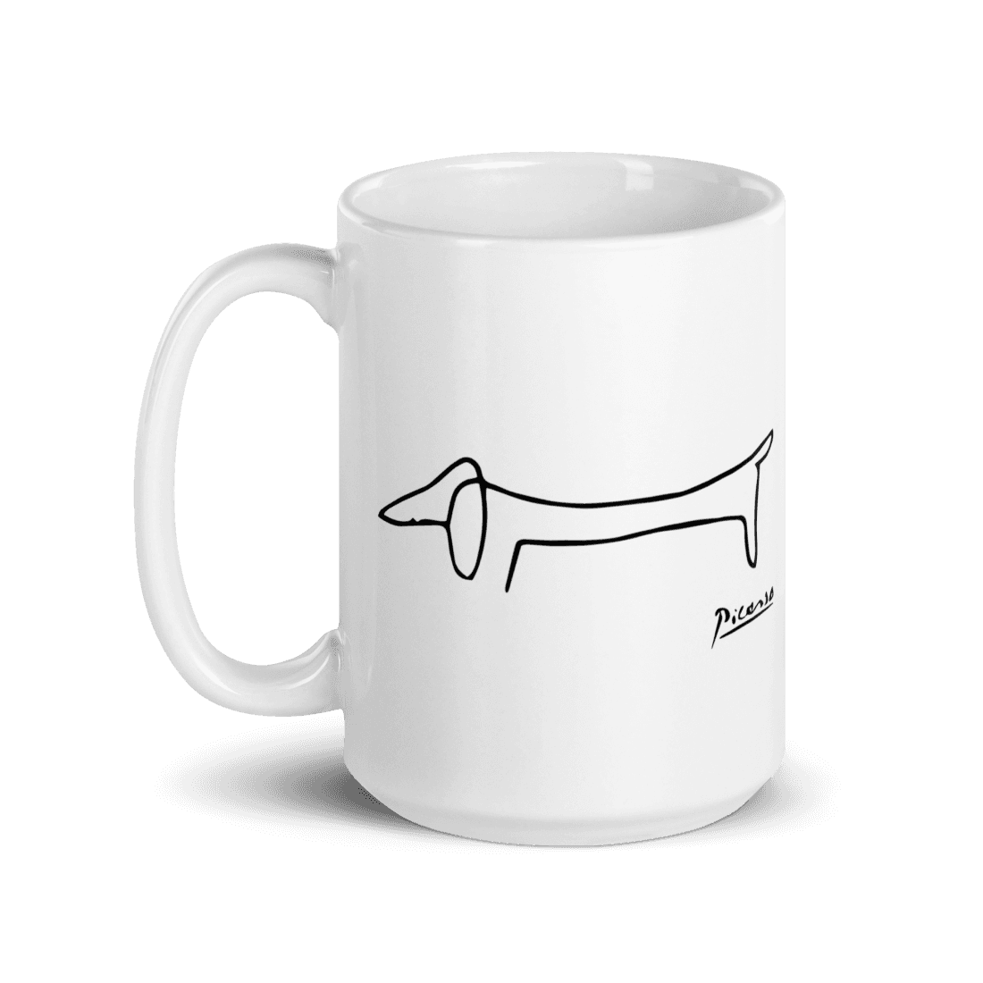 Pablo Picasso Dachshund Dog (Lump) Artwork Mug - 15oz (444mL) - Home & Garden - Kitchen Dining & Bar - Coffeeware