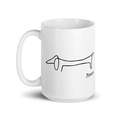 Pablo Picasso Dachshund Dog (Lump) Artwork Mug - 15oz (444mL) - Home & Garden - Kitchen Dining & Bar - Coffeeware