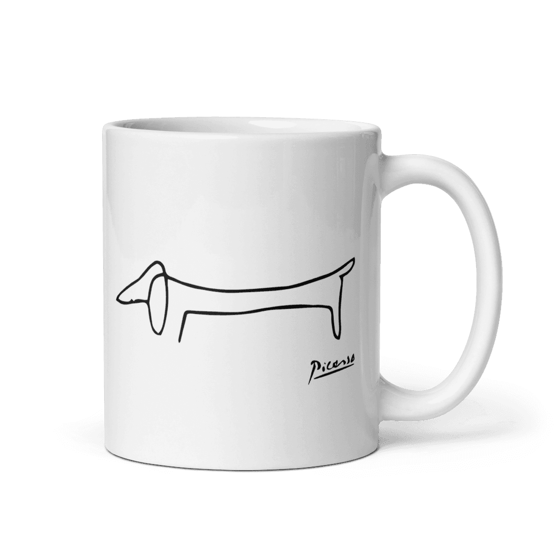 Pablo Picasso Dachshund Dog (Lump) Artwork Mug - Home & Garden - Kitchen Dining & Bar - Coffeeware