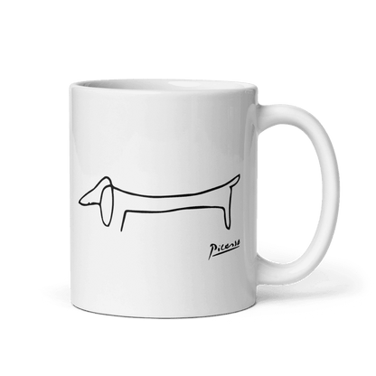Pablo Picasso Dachshund Dog (Lump) Artwork Mug - Home & Garden - Kitchen Dining & Bar - Coffeeware