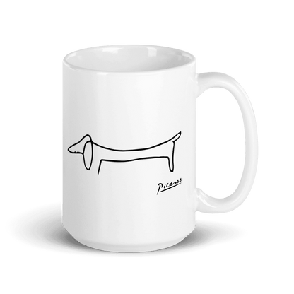 Pablo Picasso Dachshund Dog (Lump) Artwork Mug - Home & Garden - Kitchen Dining & Bar - Coffeeware