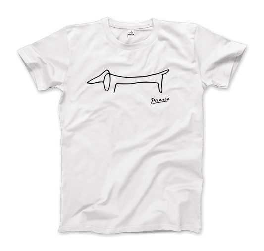 Pablo Picasso Dachshund Dog (Lump) Artwork T-Shirt - Men’s Fashion - Men’s Clothing - Shirts - Short Sleeve Shirts