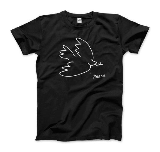 Pablo Picasso Dove of Peace 1949 Artwork T-Shirt - Men / Black / Small - Men’s Fashion - Men’s Clothing - Shirts