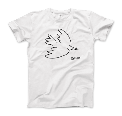 Pablo Picasso Dove of Peace 1949 Artwork T-Shirt - Men’s Fashion - Men’s Clothing - Shirts - Short Sleeve Shirts
