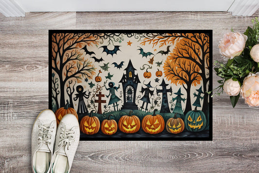 Papel Picado Skeletons Spooky Halloween Doormat - One Color / One Size - Home & Garden - Home Textile - Carpets & Rugs