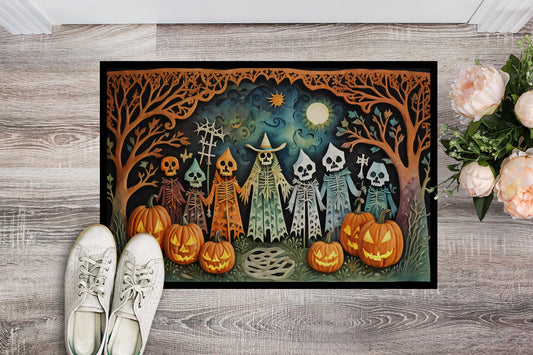Papel Picado Skeletons Spooky Halloween Doormat - One Color / One Size - Home & Garden - Home Textile - Carpets & Rugs