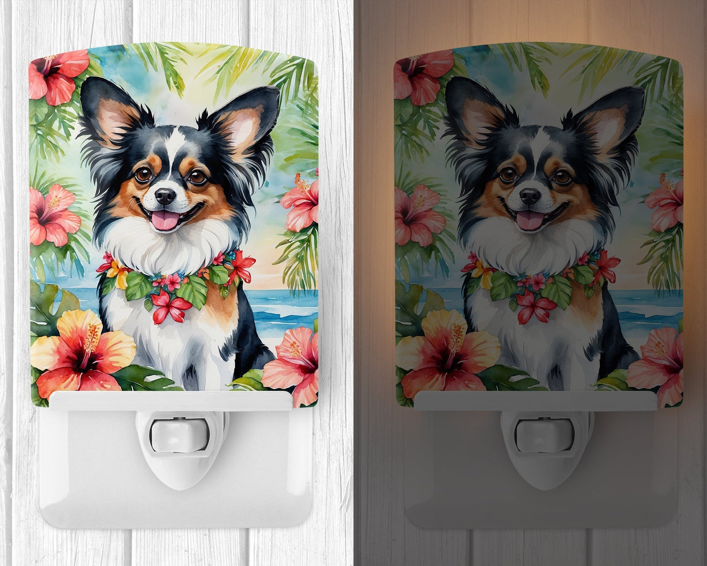 Papillon Luau Ceramic Night Light - One Color / One Size - Home & Garden - Home Improvement - Lights & Lighting - Night
