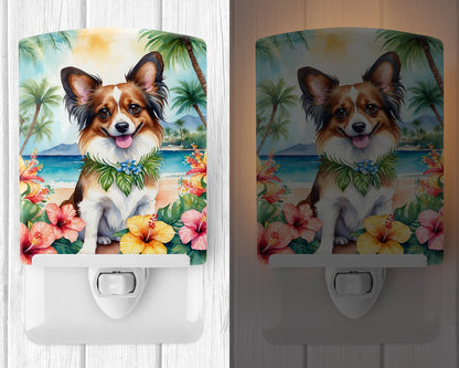 Papillon Luau Ceramic Night Light - One Color / One Size - Home & Garden - Home Improvement - Lights & Lighting - Night