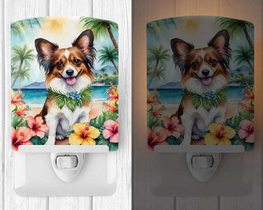 Papillon Luau Ceramic Night Light - One Color / One Size - Home & Garden - Home Improvement - Lights & Lighting - Night