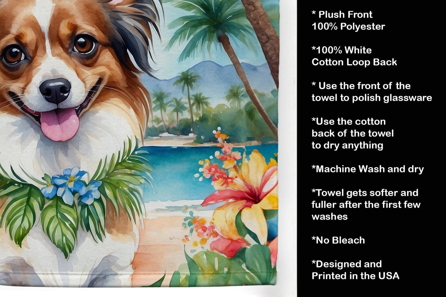 Papillon Luau Kitchen Towel - One Color / One Size - Home & Garden - Home Textile - Towels