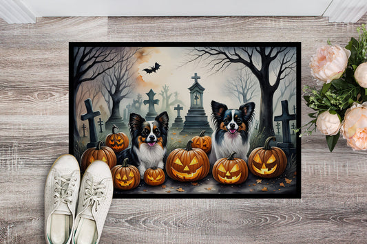 Papillon Spooky Halloween Doormat - One Color / One Size - Home & Garden - Home Textile - Carpets & Rugs
