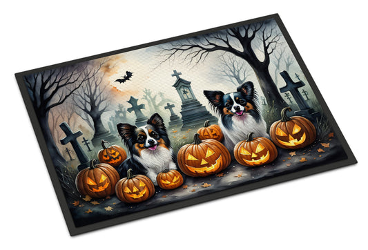 Papillon Spooky Halloween Doormat - One Color / One Size - Home & Garden - Home Textile - Carpets & Rugs