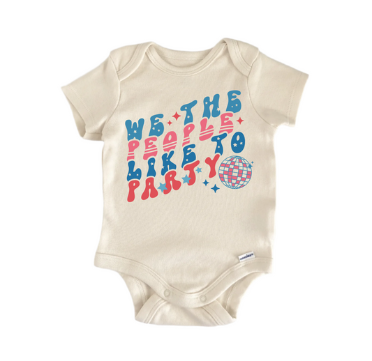 Party July 4th - Baby Boy Girl Clothes Bodysuit Funny Cute Newborn - Kids & Babies - Mother & Kids - Boys’ Baby