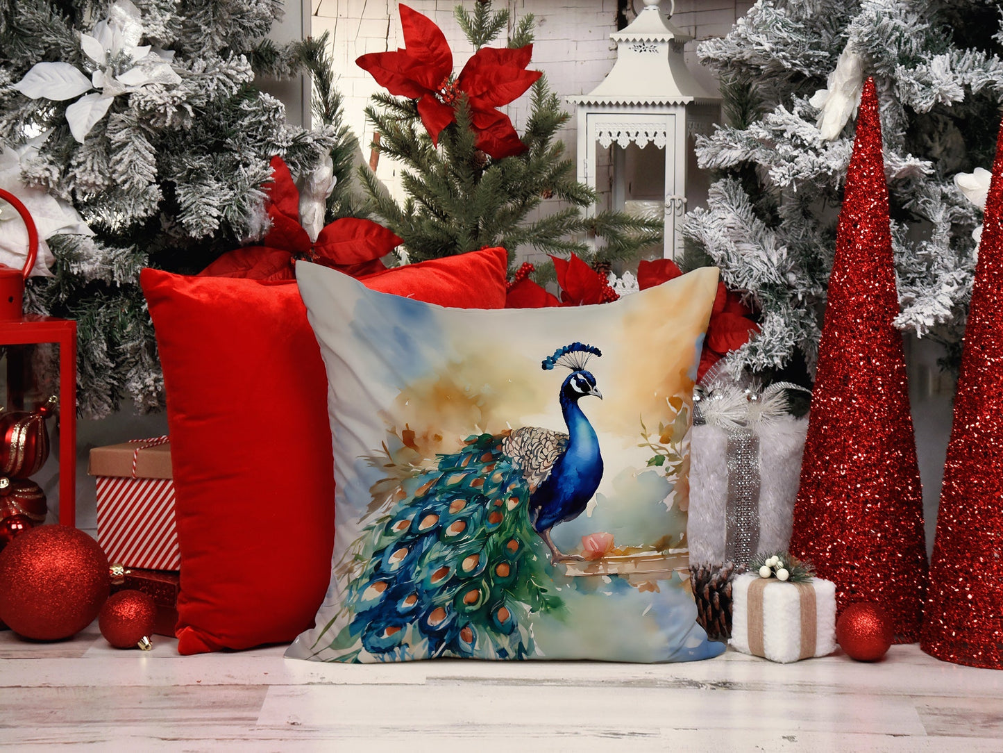 Peacock Throw Pillow - One Color / One Size - Home & Garden - Home Textile - Pillows
