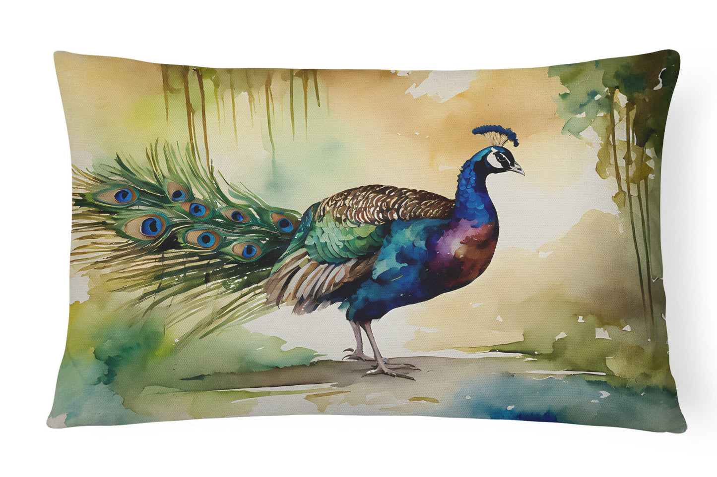 Peacock Throw Pillow - One Color / One Size - Home & Garden - Home Textile - Pillows