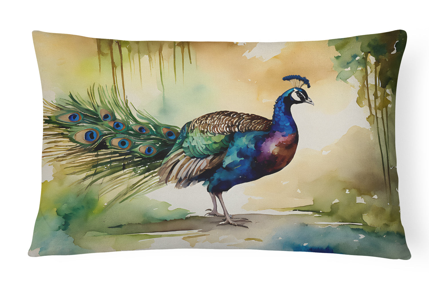Peacock Throw Pillow - One Color / One Size - Home & Garden - Home Textile - Pillows