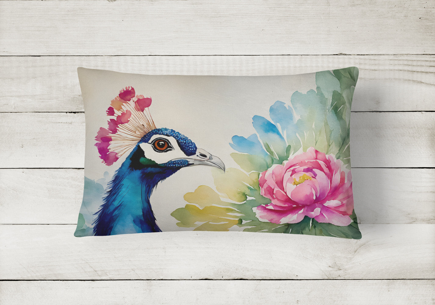 Peacock Throw Pillow - One Color / One Size - Home & Garden - Home Textile - Pillows