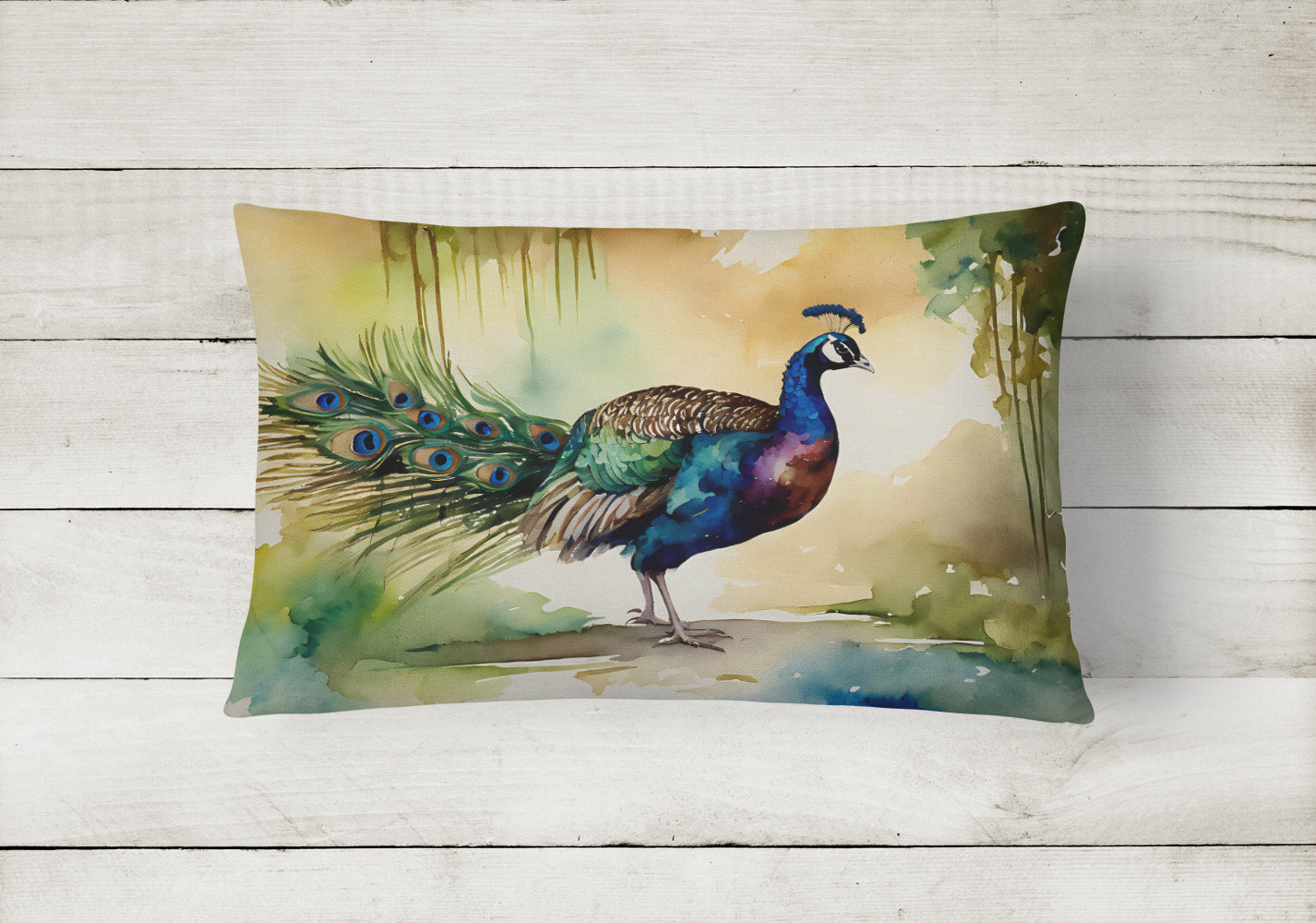Peacock Throw Pillow - One Color / One Size - Home & Garden - Home Textile - Pillows