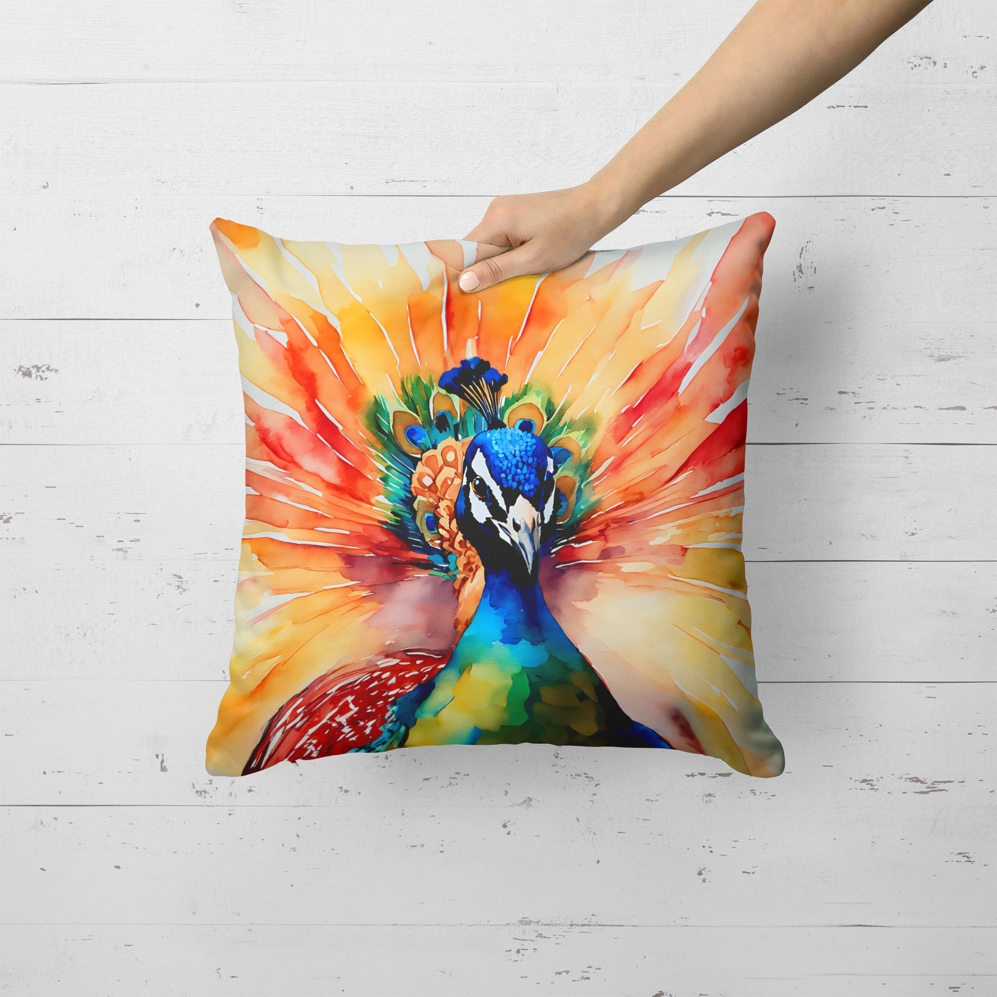 Peacock Throw Pillow - One Color / One Size - Home & Garden - Home Textile - Pillows