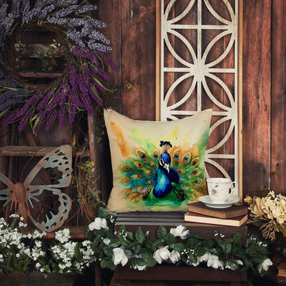 Peacock Throw Pillow - One Color / One Size - Home & Garden - Home Textile - Pillows